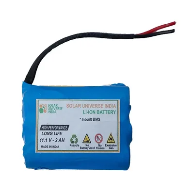 Solar Universe India 2000mAh Lithium Ion Battery with inbuilt BMS